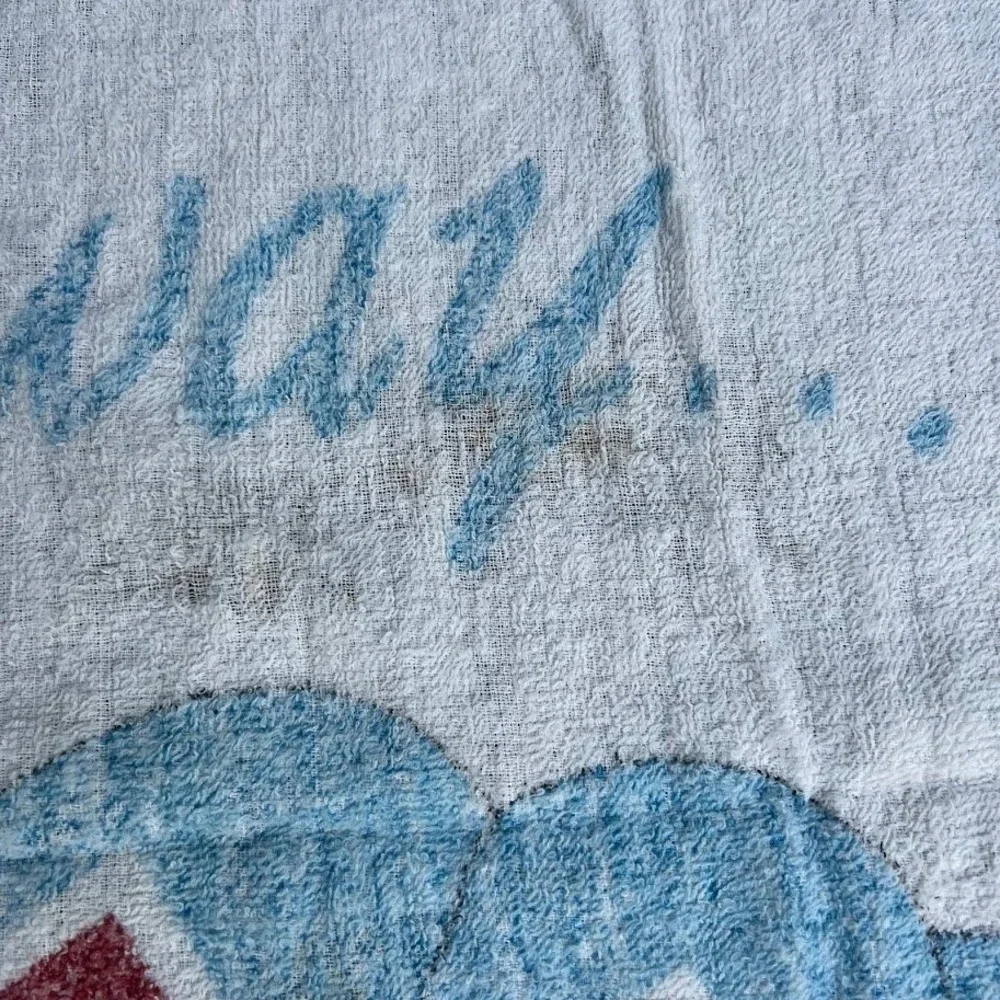 Vintage Elegant Hot Air Balloon Terry Beach Towel Up Up and Away White Colorful